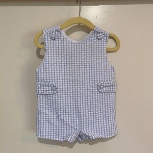 Zuccini Kids Blue and White Gingham One piece